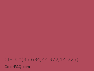 CIELCh 45.634,44.972,14.725 Color Image