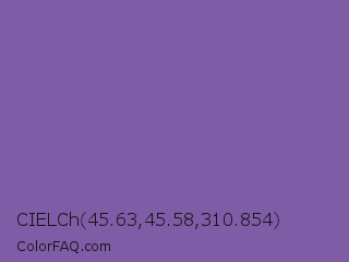 CIELCh 45.63,45.58,310.854 Color Image
