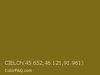 CIELCh 45.652,46.121,91.961 Color Image