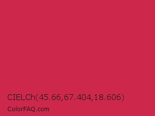 CIELCh 45.66,67.404,18.606 Color Image