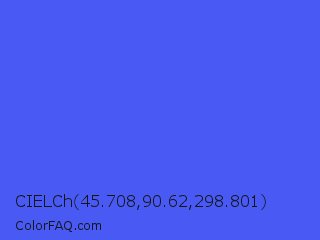 CIELCh 45.708,90.62,298.801 Color Image