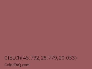 CIELCh 45.732,28.779,20.053 Color Image