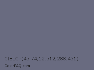 CIELCh 45.74,12.512,288.451 Color Image