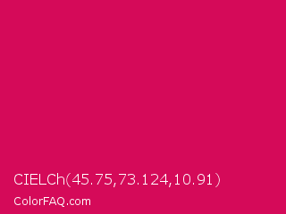 CIELCh 45.75,73.124,10.91 Color Image