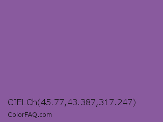 CIELCh 45.77,43.387,317.247 Color Image