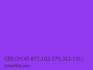 CIELCh 45.877,102.575,312.131 Color Image