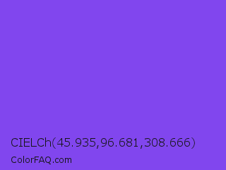 CIELCh 45.935,96.681,308.666 Color Image