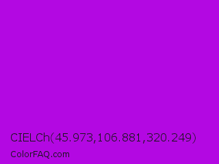 CIELCh 45.973,106.881,320.249 Color Image