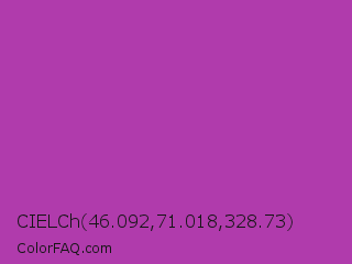 CIELCh 46.092,71.018,328.73 Color Image