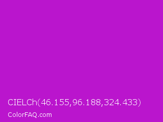 CIELCh 46.155,96.188,324.433 Color Image