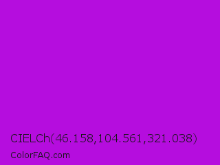CIELCh 46.158,104.561,321.038 Color Image