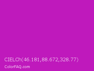 CIELCh 46.181,88.672,328.77 Color Image