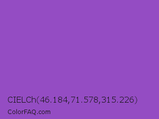 CIELCh 46.184,71.578,315.226 Color Image