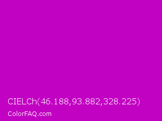 CIELCh 46.188,93.882,328.225 Color Image