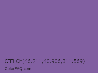 CIELCh 46.211,40.906,311.569 Color Image