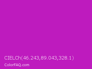 CIELCh 46.243,89.043,328.1 Color Image