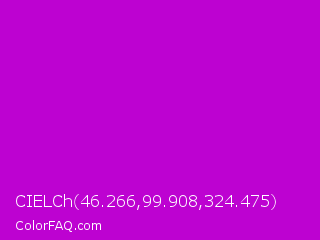 CIELCh 46.266,99.908,324.475 Color Image