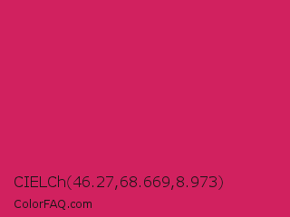 CIELCh 46.27,68.669,8.973 Color Image