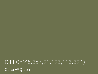 CIELCh 46.357,21.123,113.324 Color Image