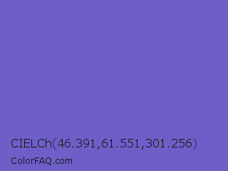 CIELCh 46.391,61.551,301.256 Color Image