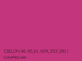 CIELCh 46.45,61.609,353.281 Color Image