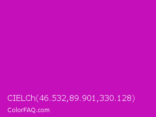 CIELCh 46.532,89.901,330.128 Color Image