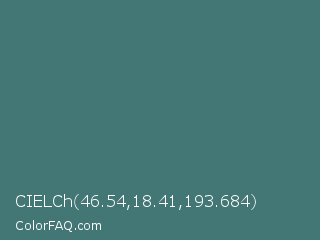 CIELCh 46.54,18.41,193.684 Color Image