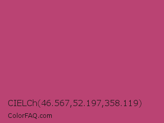 CIELCh 46.567,52.197,358.119 Color Image