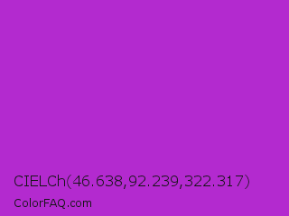 CIELCh 46.638,92.239,322.317 Color Image