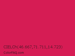 CIELCh 46.667,71.711,14.723 Color Image