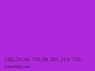 CIELCh 46.709,98.581,319.703 Color Image