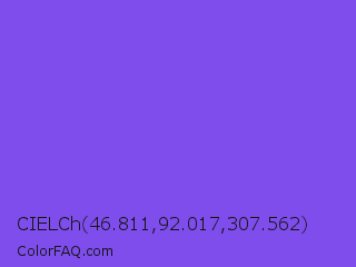 CIELCh 46.811,92.017,307.562 Color Image