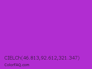 CIELCh 46.813,92.612,321.347 Color Image