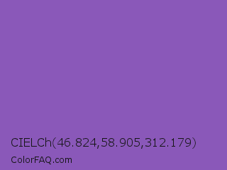 CIELCh 46.824,58.905,312.179 Color Image