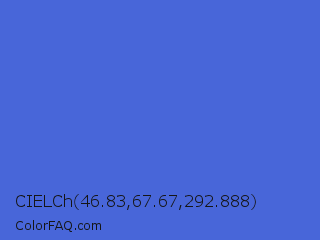 CIELCh 46.83,67.67,292.888 Color Image