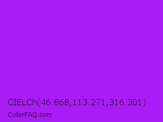 CIELCh 46.868,113.271,316.301 Color Image
