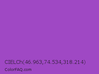 CIELCh 46.963,74.534,318.214 Color Image