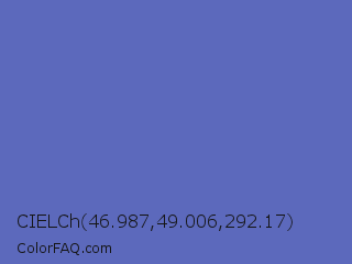 CIELCh 46.987,49.006,292.17 Color Image