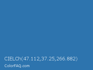 CIELCh 47.112,37.25,266.882 Color Image