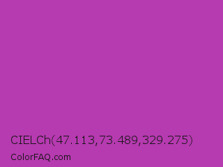 CIELCh 47.113,73.489,329.275 Color Image