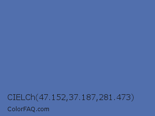 CIELCh 47.152,37.187,281.473 Color Image