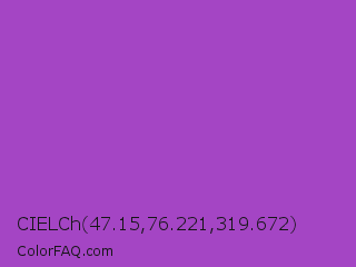 CIELCh 47.15,76.221,319.672 Color Image