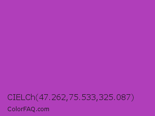 CIELCh 47.262,75.533,325.087 Color Image