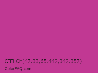 CIELCh 47.33,65.442,342.357 Color Image