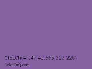 CIELCh 47.47,41.665,313.228 Color Image