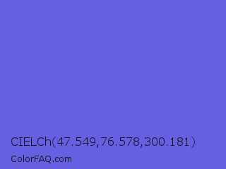 CIELCh 47.549,76.578,300.181 Color Image