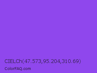 CIELCh 47.573,95.204,310.69 Color Image