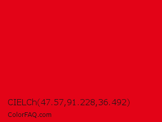 CIELCh 47.57,91.228,36.492 Color Image