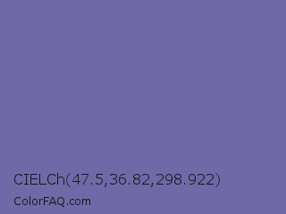 CIELCh 47.5,36.82,298.922 Color Image