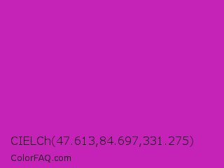 CIELCh 47.613,84.697,331.275 Color Image